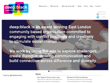 Tablet Screenshot of deepblack.org.uk